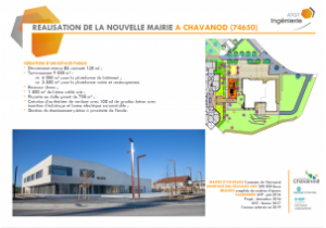 Chavanod (74) - Réalisation de la nouvelle mairie