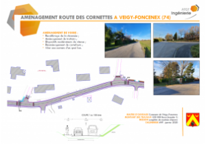 Veigy-Foncenex (74) - Route des Cornettes