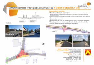 Veigy-Foncenex (74) - Aménagement Route des Grangettes